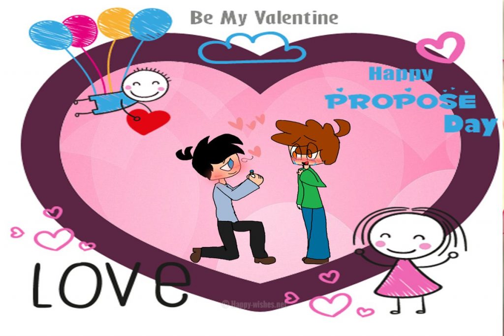 Be my Velentine Happy Propose day