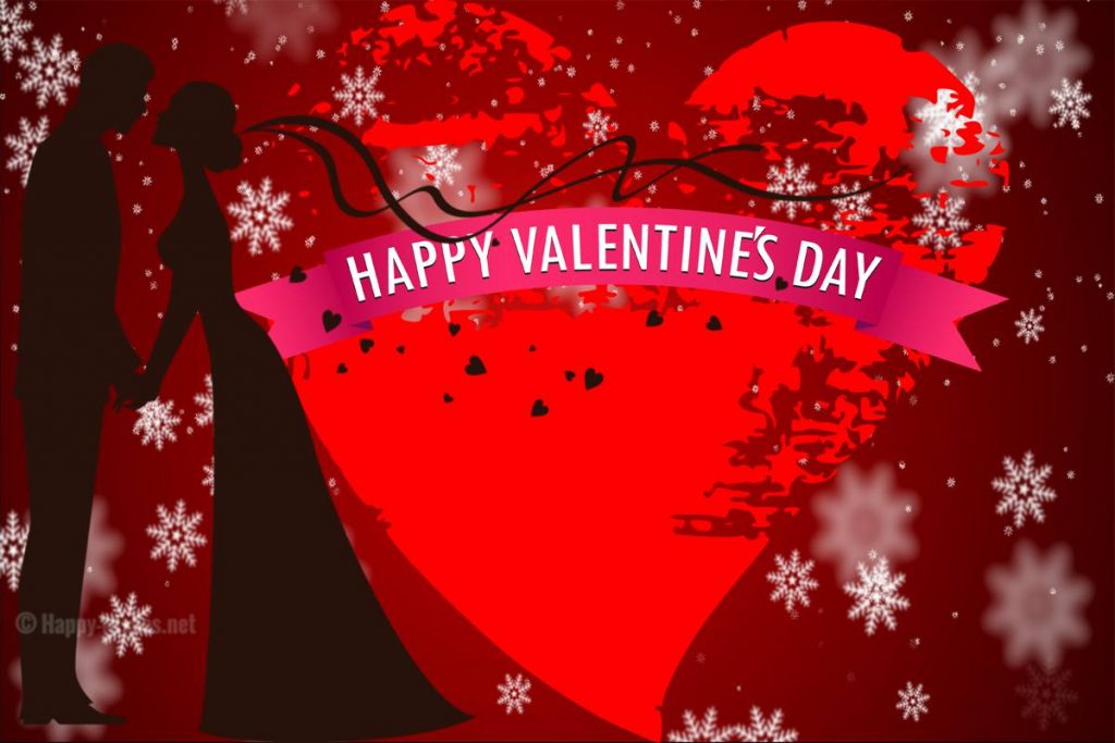 Happy Valentine day romantic couple wallpaper