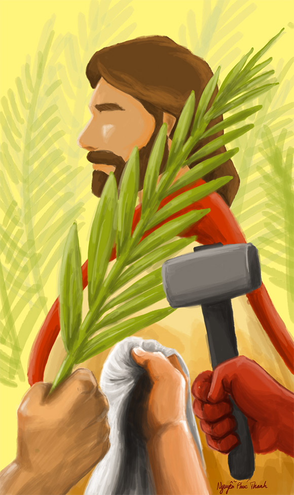 Palm Sunday emotional picture