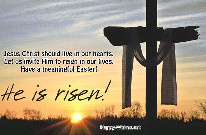 he-is-risen Religious Easter Quotes