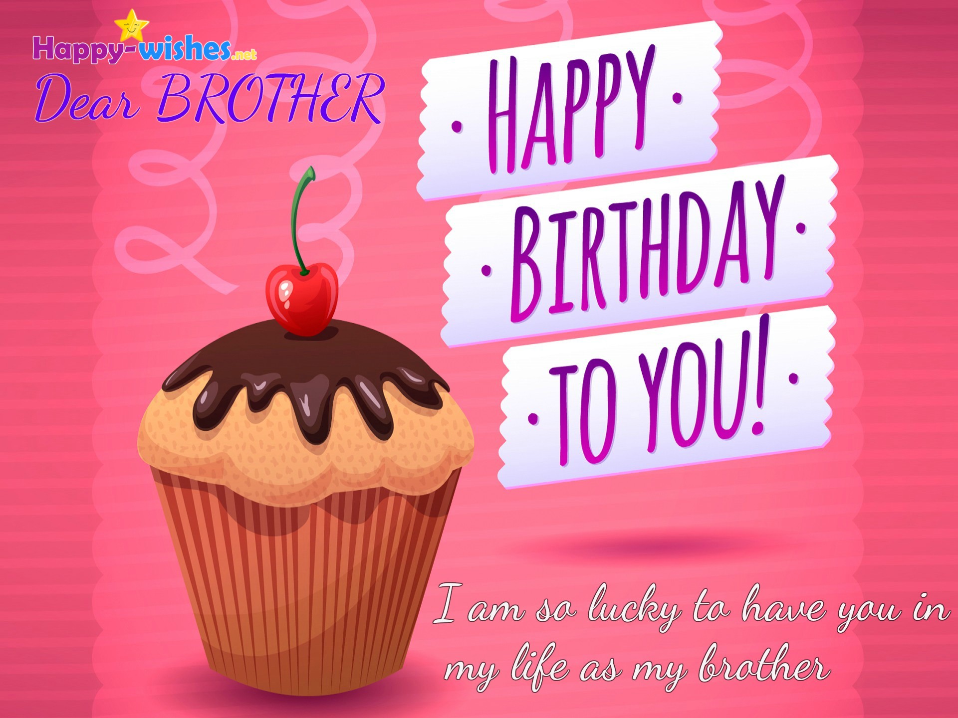 Birthday Wishes For Brother In English Text