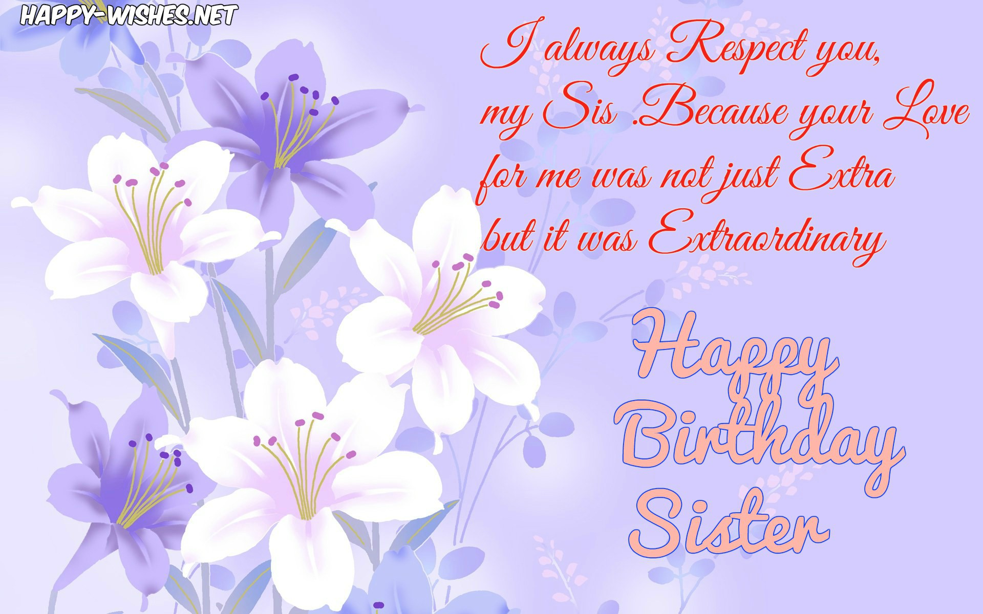 Happy Birthday Wishes For Sister - Quotes, images and Memes