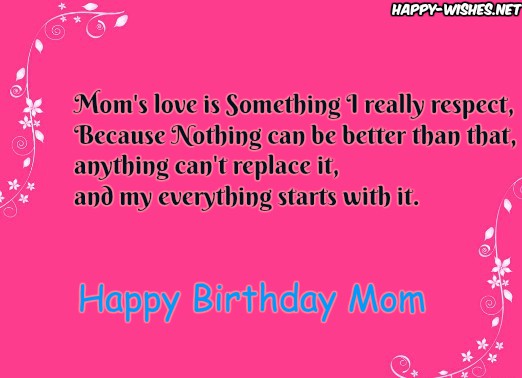 Happy birthday quotes for mom