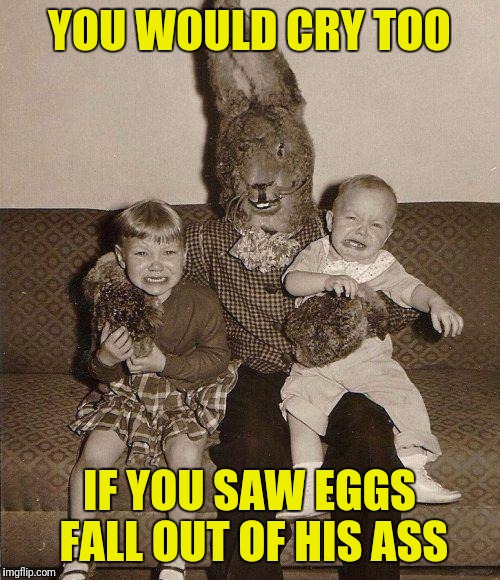 creepy eggs easter meme