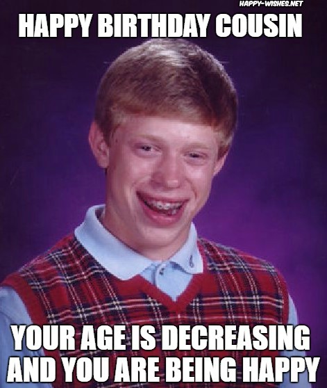 Happy Birthday Meme for cousin