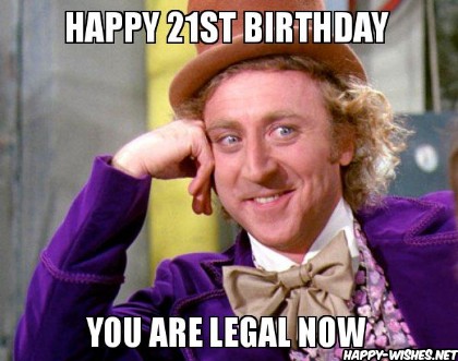 Happy 21st Birthday Wishes - Quotes, Images & Meme