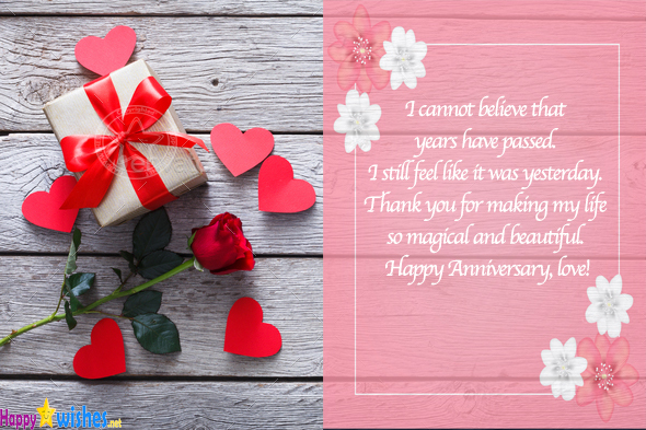 Happy anniversary quotes for couples