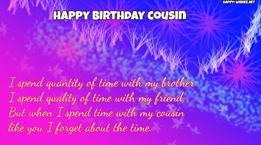 Happy Birthday Wishes For Cousin Quotes Images Memes