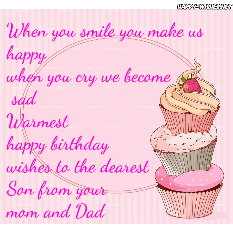 Happy Birthday Wishes For Son Quotes Messages