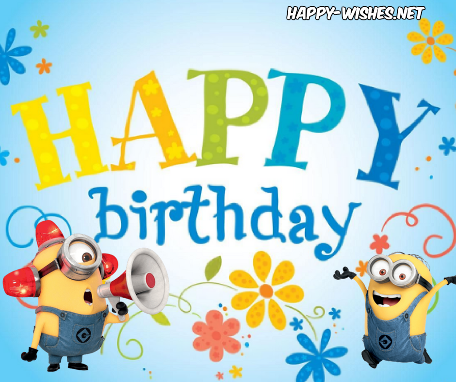 Happy Birthday Minion images