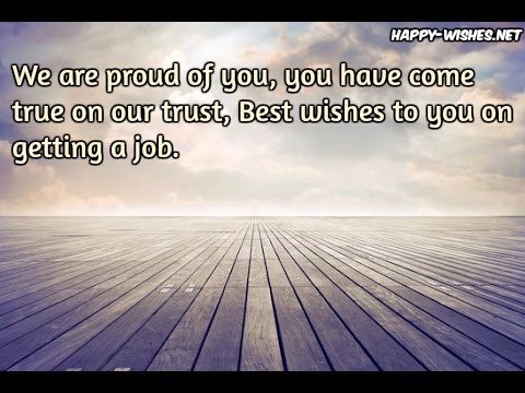 Congratulation on New Job - Quotes and Messages [Best wishes]