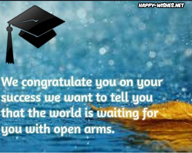 Happy Graduation wishes - Quotes and images - Congratulations to graduate