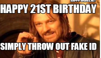 Happy 21st Birthday Wishes - Quotes, Images & Meme