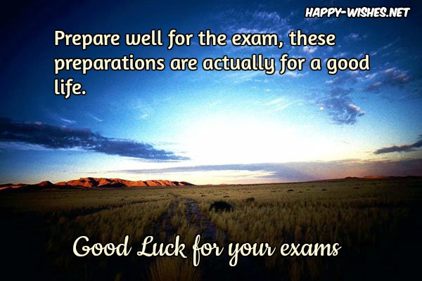 78 Exam Wishes Quotes Messages