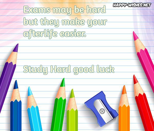 78 Exam Wishes Quotes Messages