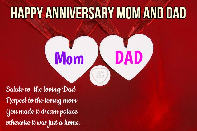 Happy Anniversary Wishes For Parents Mom And Dad