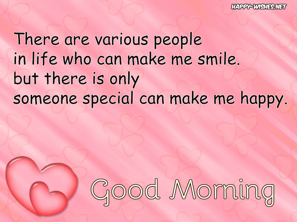 good morning thoughts for someone special