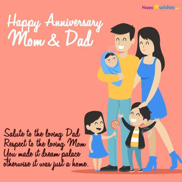 Happy Anniversary Wishes For Parents Mom And Dad