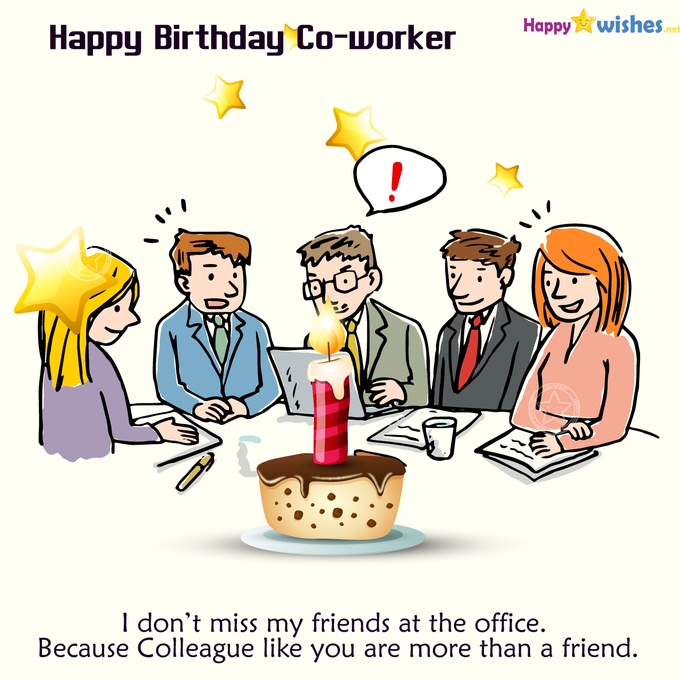 Birthday Wishes For Coworker - Quotes, Images