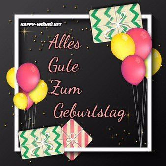 Happy Birthday Wishes In German