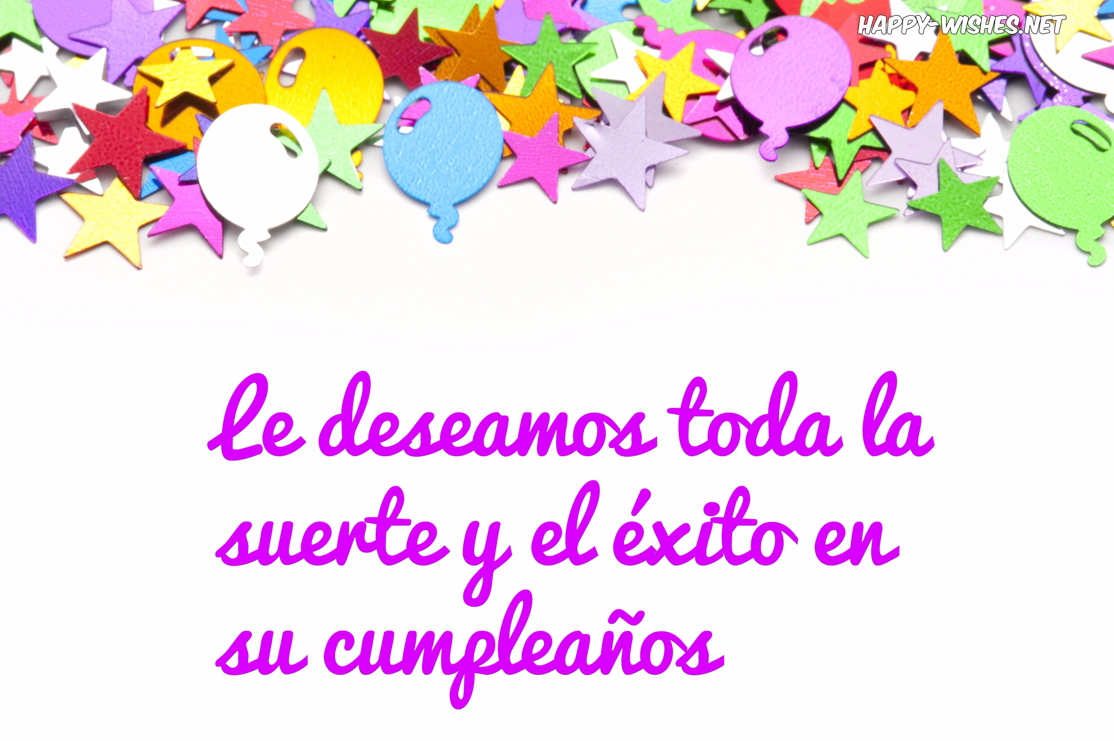 Happy Birthday Wishes In Spanish
