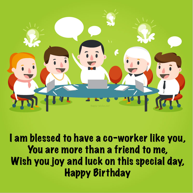 Birthday Wishes For Coworker Quotes Images