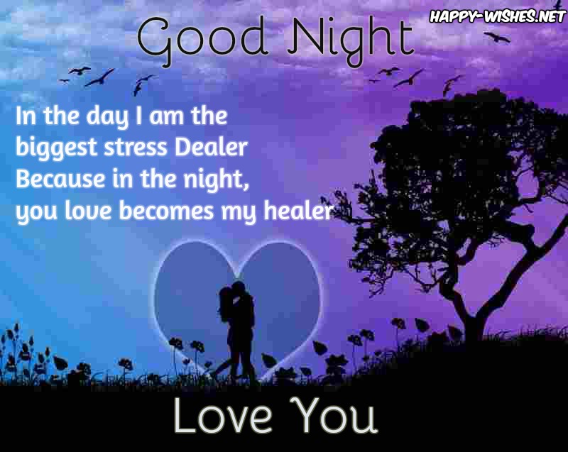 Best Romantic Good Night quotes for lover