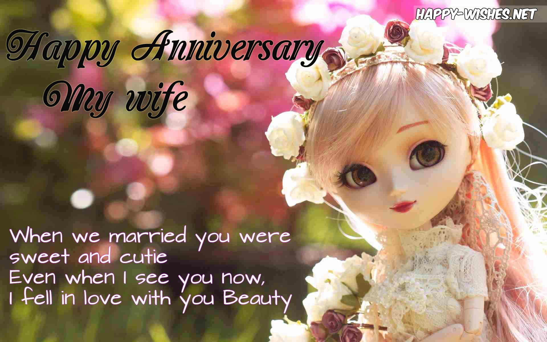 Happy Anniversary Messages for wife