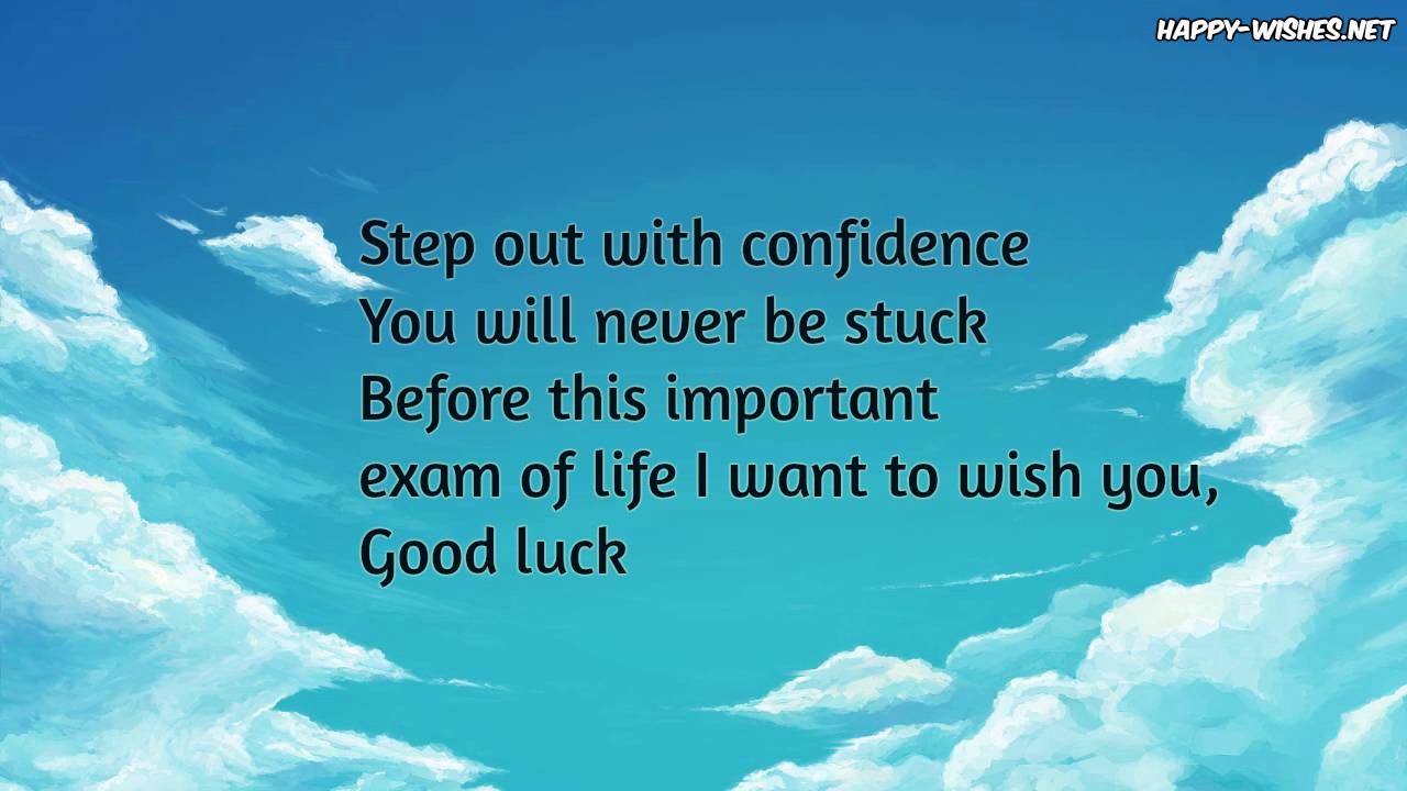 motivating Good Luck quotes