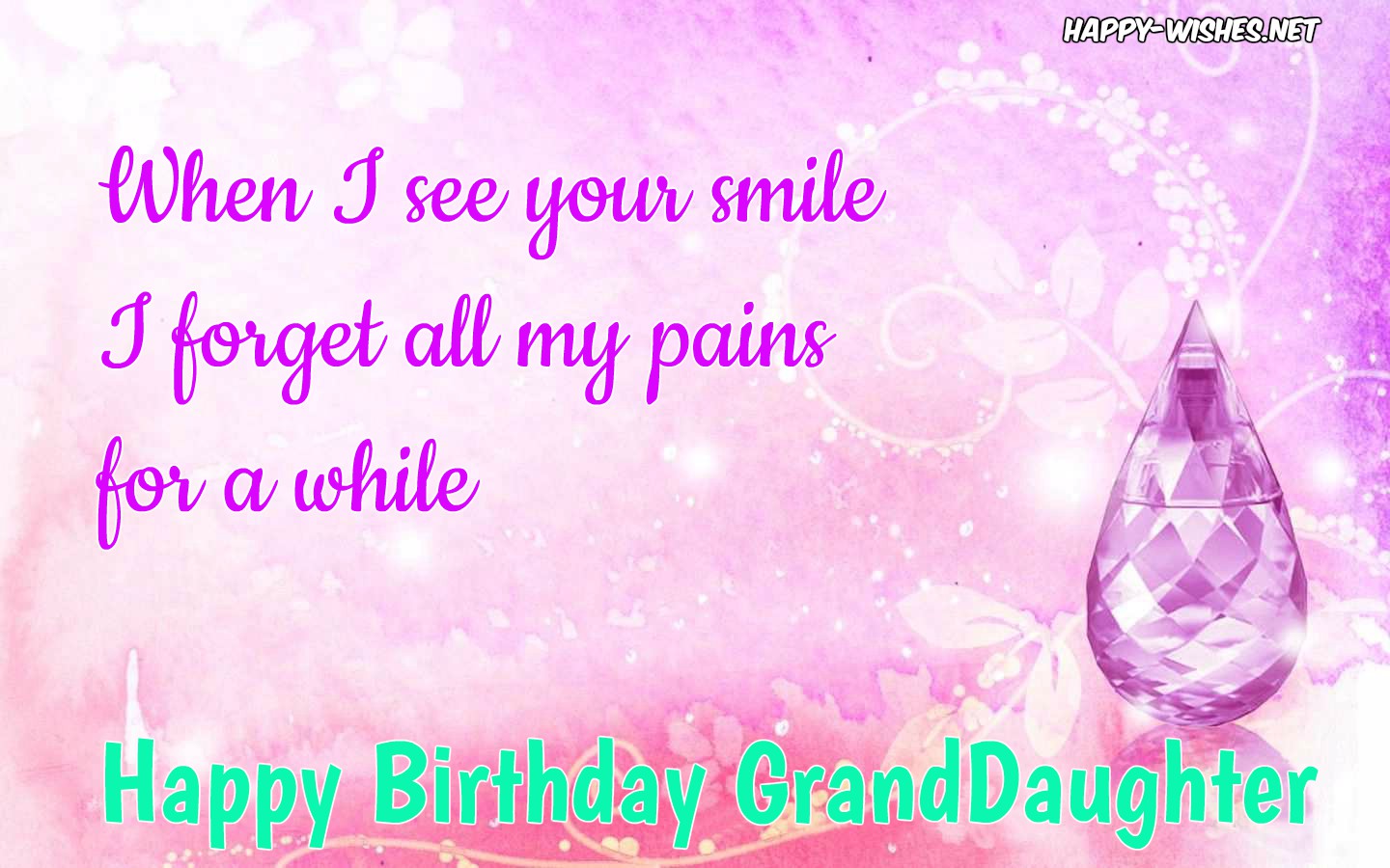 Happy Birthday wishes for Grand Daughter