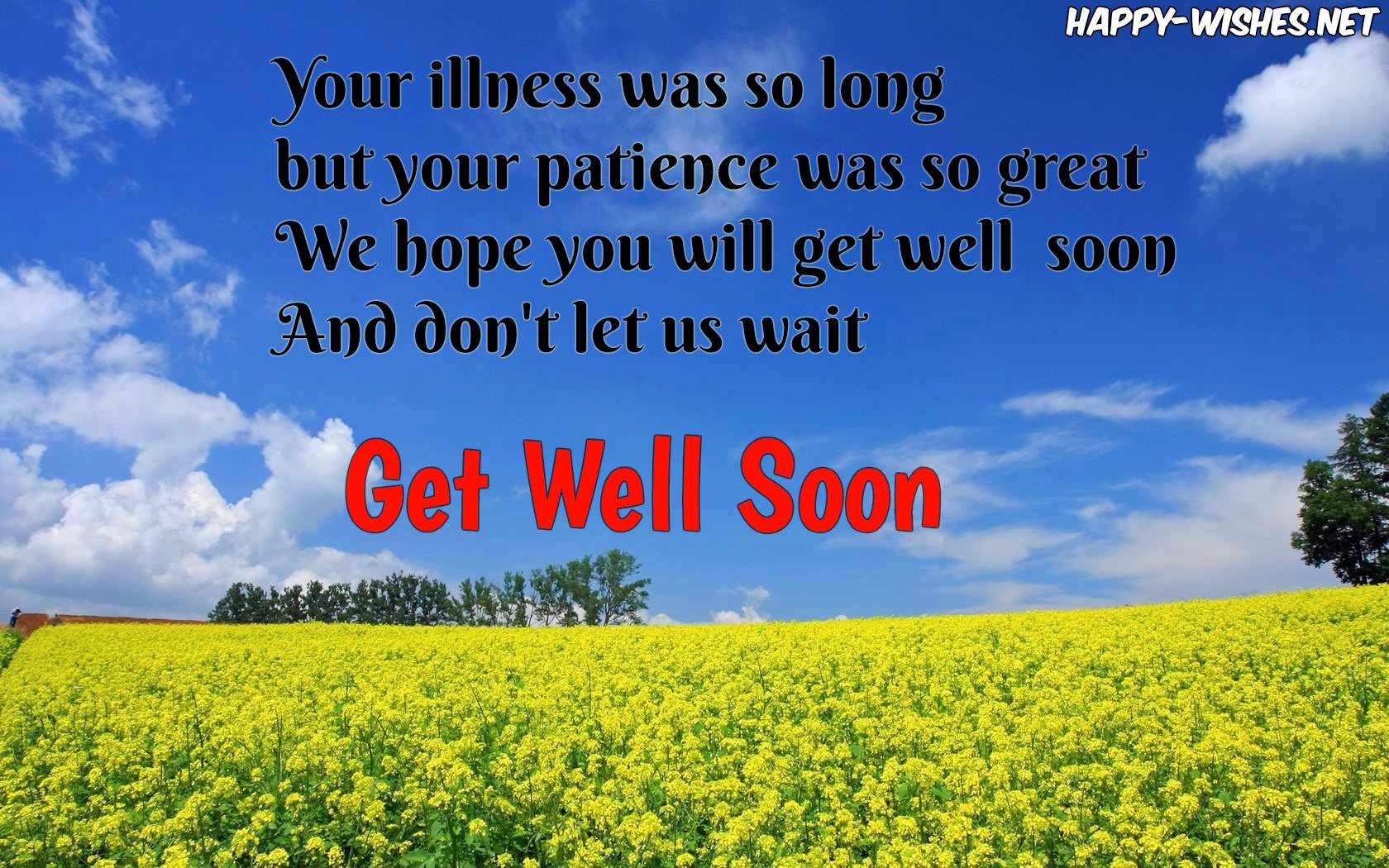 GET Well soon messages