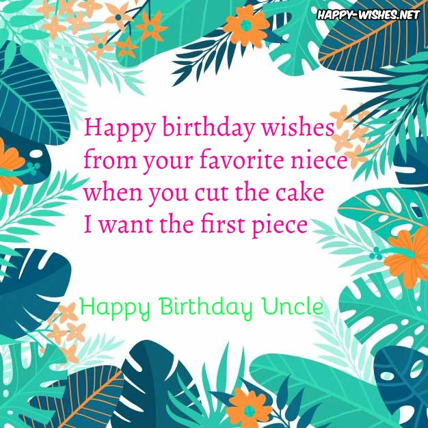 Happy Birthday wishes for uncle