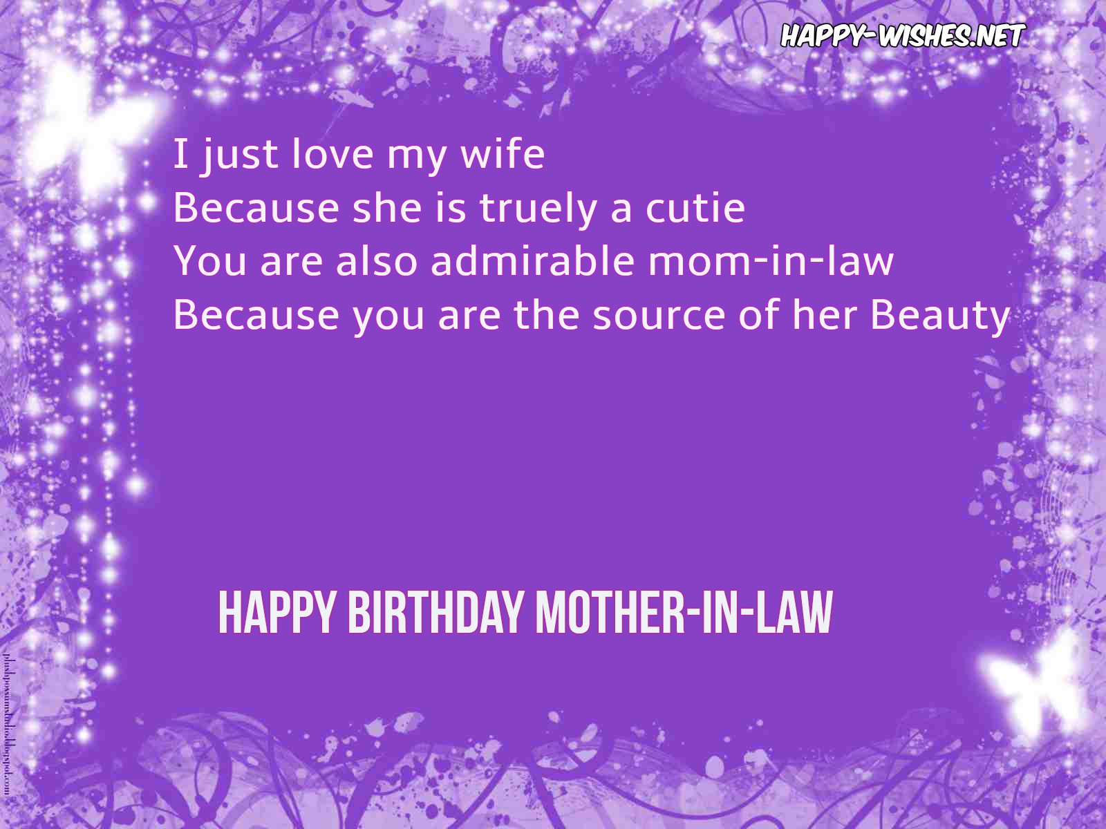 Happy birthday wishes for Mother-in-law