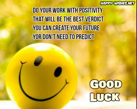 motivating Good Luck quotes