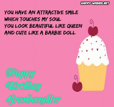 Happy Birthday messages for Grand Daughter