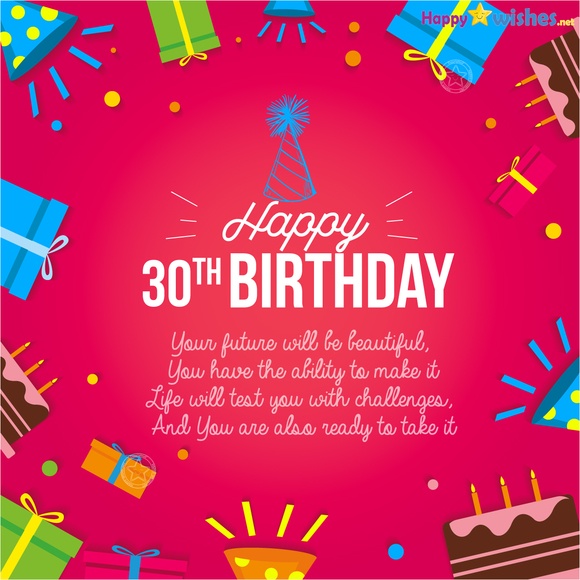 Happy 30th Birthday messages