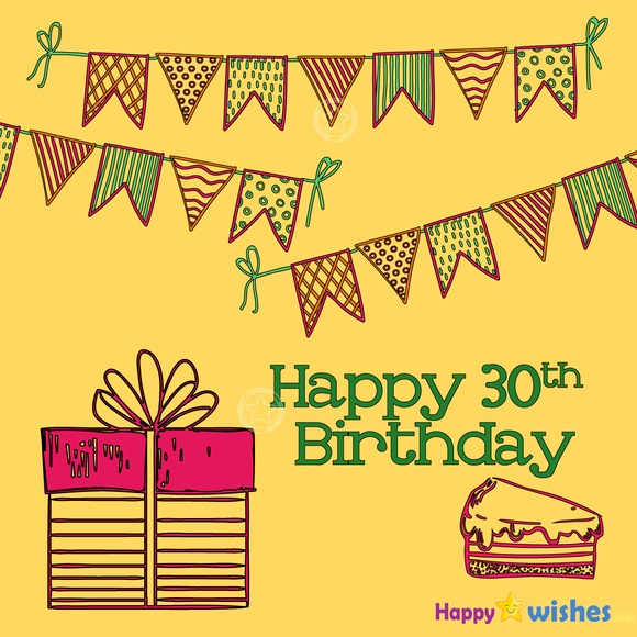 Happy 30th Birthday wishes