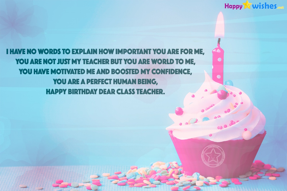 Happy Birthday Dear Class Teacher