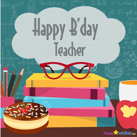 Happy Birthday Image for Teacher