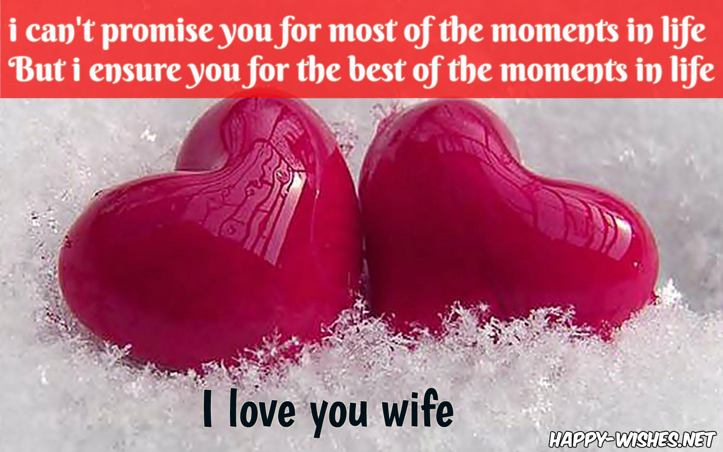 I love you messages for wife.