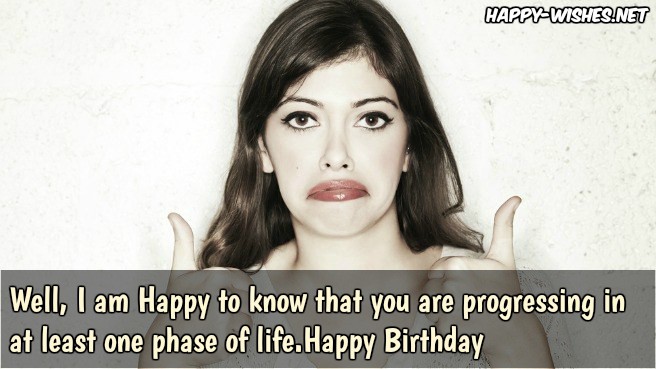 30 Best Sarcastic Birthday Wishes Messages