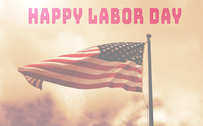 Happy Labor Day Flag image