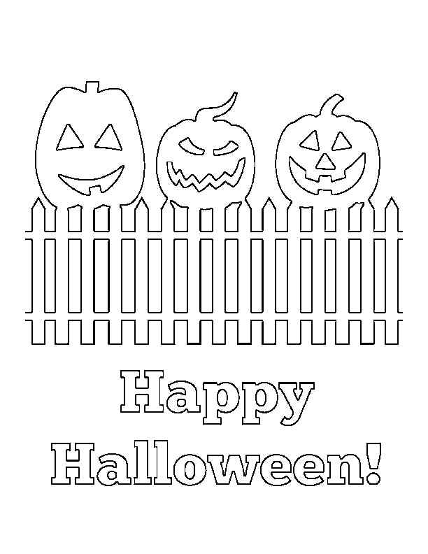 Best Happy Halloween coloring pages Printable