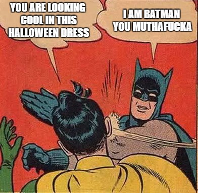 Halloween meme for batman 