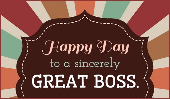 Best Happy Boss's Day wishes