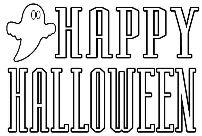 best coloring pages on Happy Halloween 