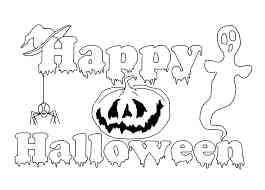 Halloween images for coloring
