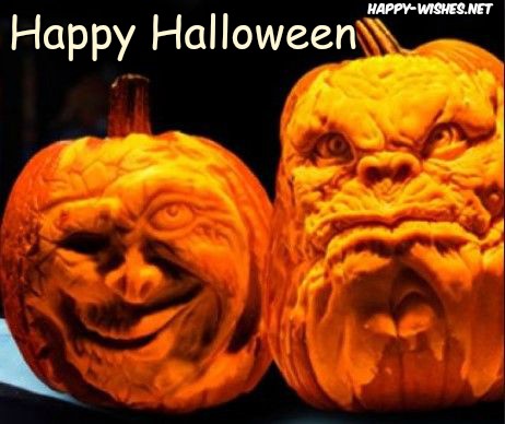 Fearfull Halloween Pumpkin Images