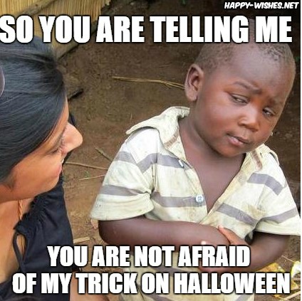 Halloween memes of a girl