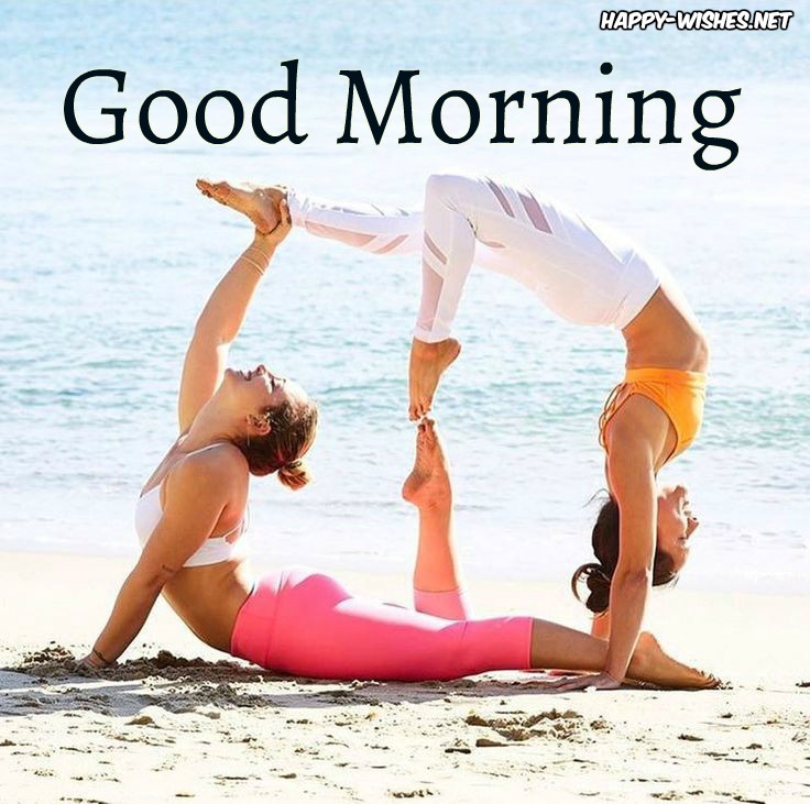 Copels Doing Yoga Good Morning images